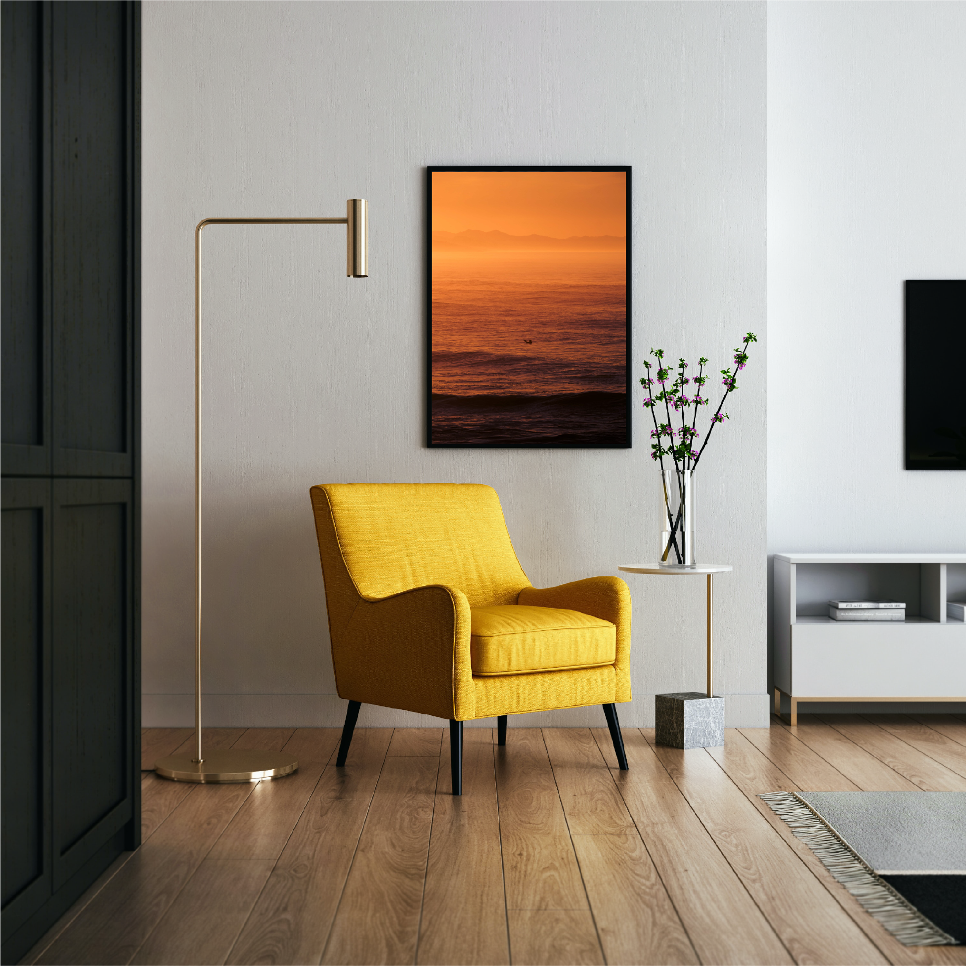 mockup immersion soleil couchant claire favry